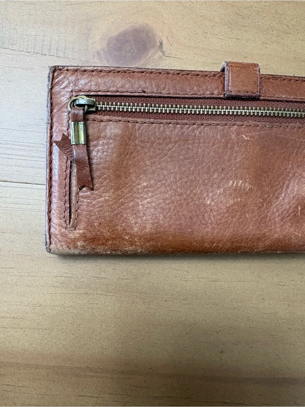 Madewell Leather Wallet - Medium Brown - Picture 8 of 9